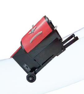 M03087 – Charcoal Grill with Side Smoker