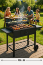 M03008 – Large Family Charcoal BBQ Grill